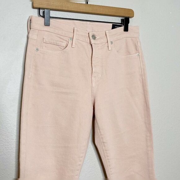 Vince Skinny Crop Pink Tulip Jeans Size 26 - Picture 3 of 8